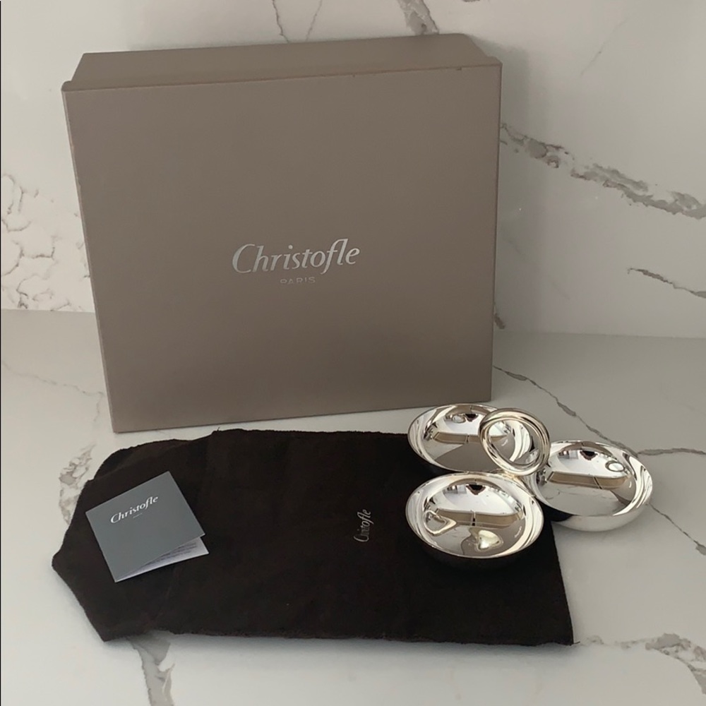 Christofle 3 server nut bowl